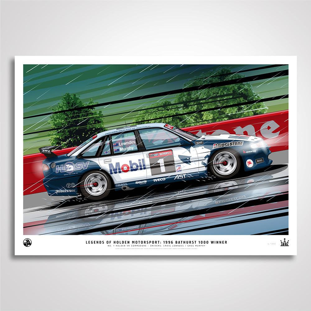 Legends of Holden Motorsport: 1996 Bathurst 1000 Winner Limited Edition Print
