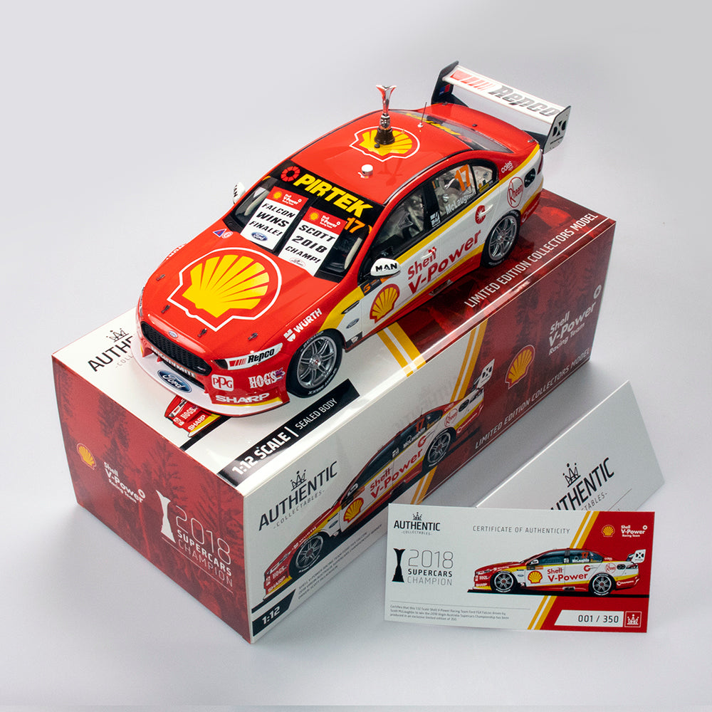 1:12 Shell V-Power Racing Team #17 Ford FGX Falcon Supercar 2018 Championship Winner