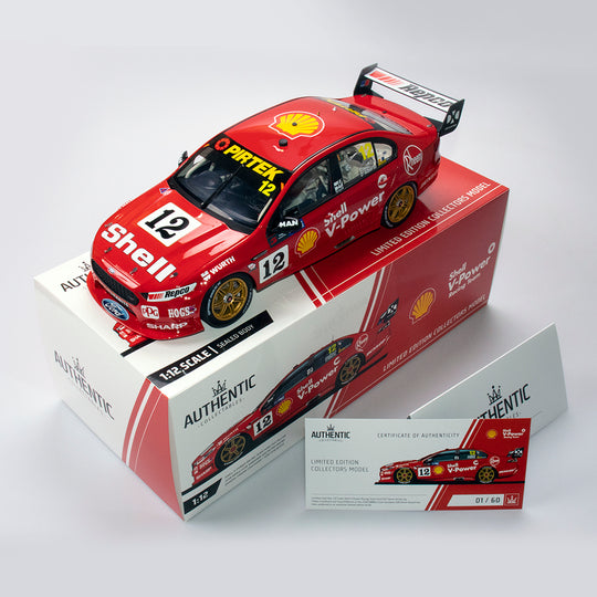 1:12 Shell V-Power Racing Team #12 Ford FGX Falcon 2018 Sandown 500 Retro Round