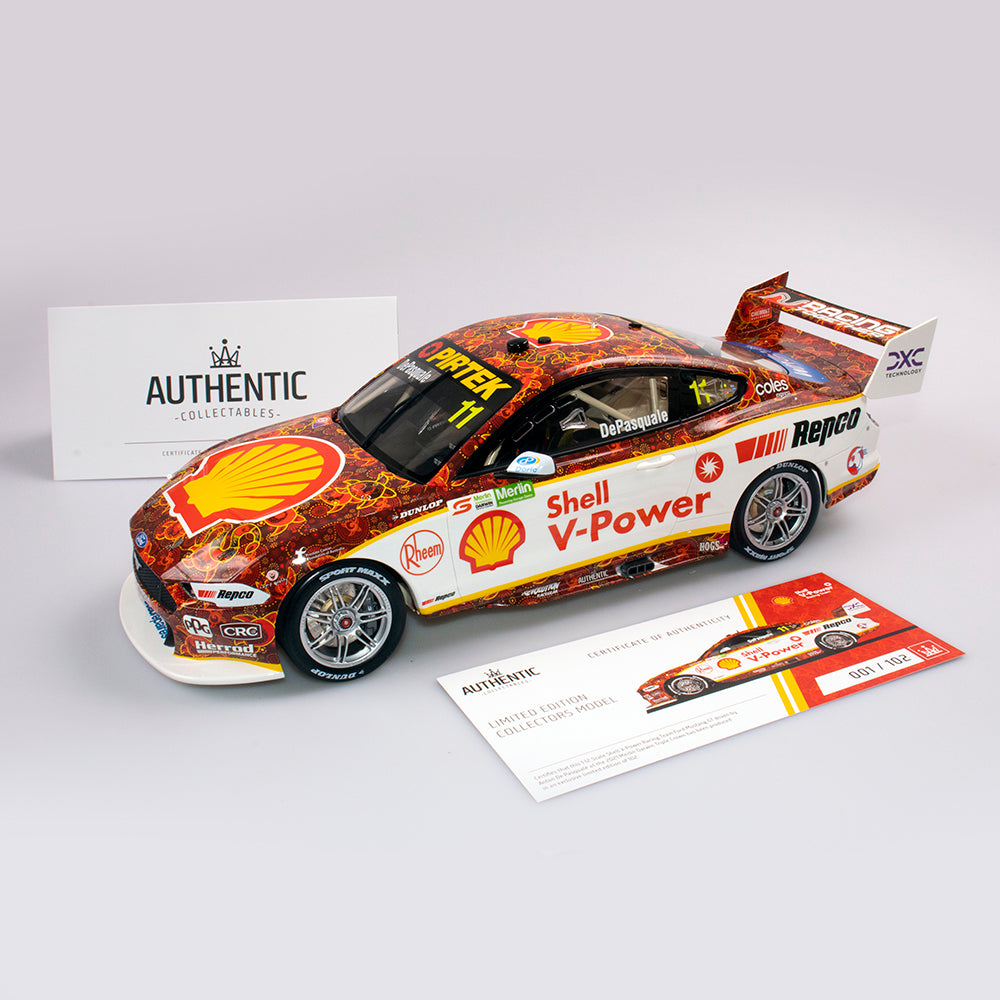 1:12 Shell V-Power Racing Team #11 Ford Mustang GT - 2021 Merlin Darwin Triple Crown Indigenous Livery