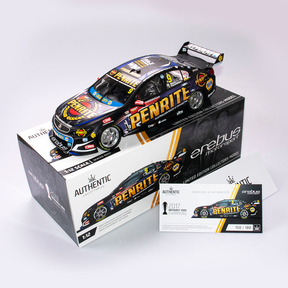 1:12 Erebus Penrite Racing #9 Holden VF Commodore 2017 Bathurst 1000 Winner