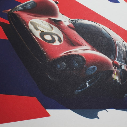 Ferrari 412P 1967 Daytona 24HR Winner Print