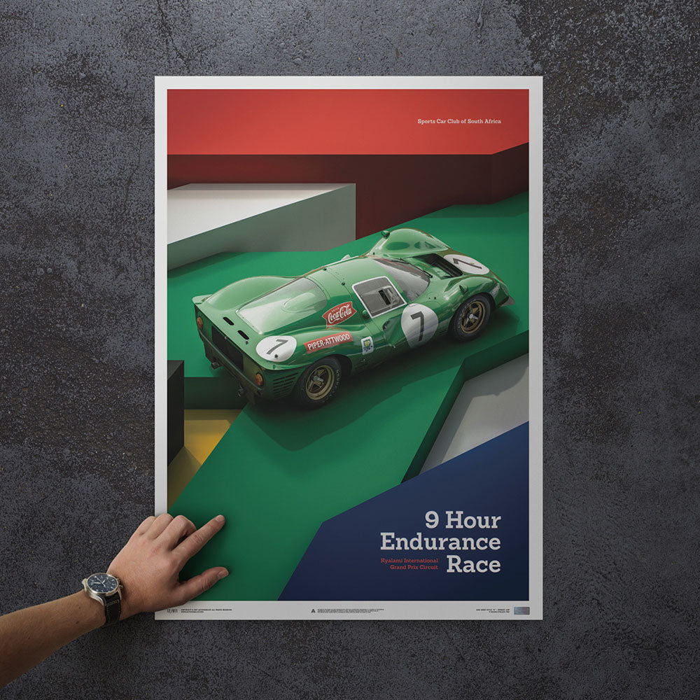 Ferrari 412P Kyalami 1967 Print