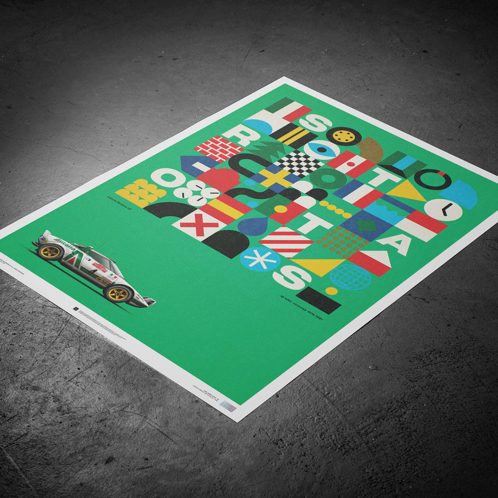 Lancia Stratos HF Alitalia Artist Edition Print