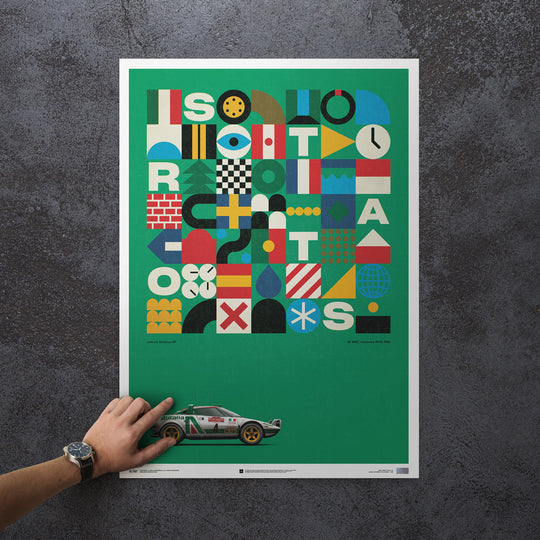 Lancia Stratos HF Alitalia Artist Edition Print