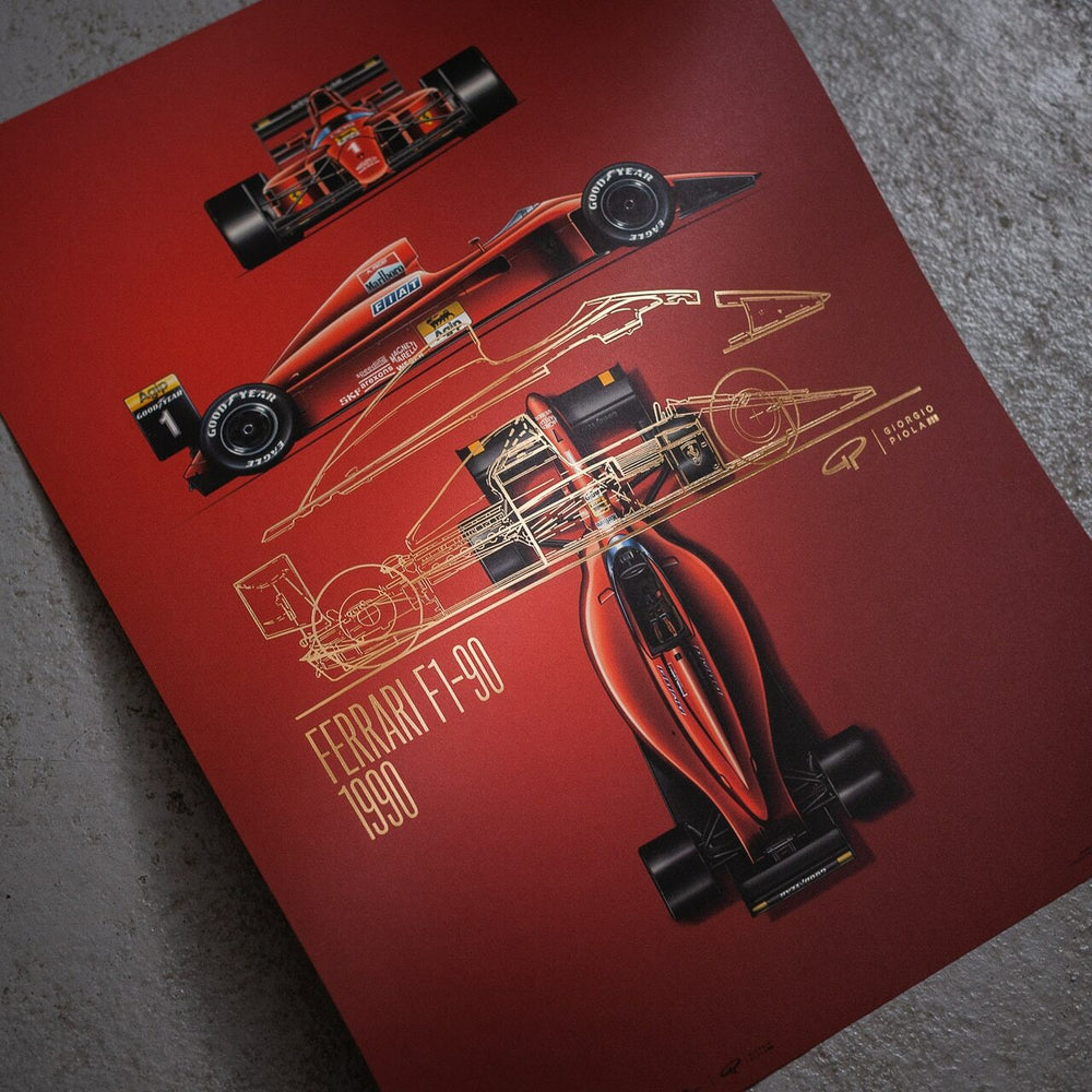 Giorgio Piola - Ferrari F1-90 - 1990 - Collector’s Edition
