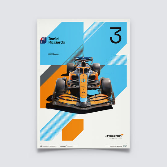 McLaren Formula 1 Team - Daniel Ricciardo - 2022 Limited Edition Print