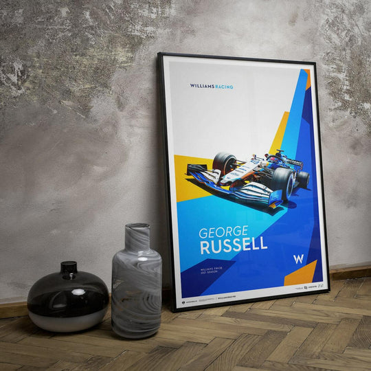 Williams Racing - George Russell - 2021 Limited Edition Print