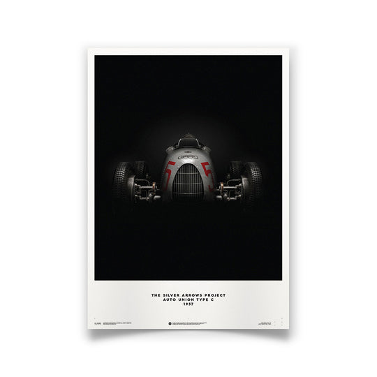 Silver Arrows Auto Union Type C Print